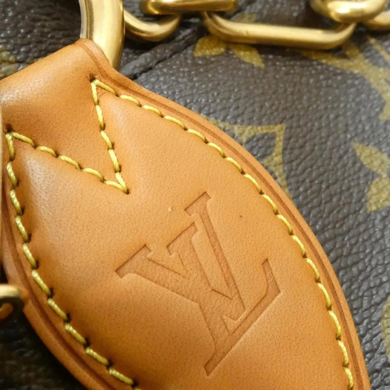 LOUIS VUITTON M40230 肩背包 Monogram 黑色 Monogram 中古品A - 縮圖 5