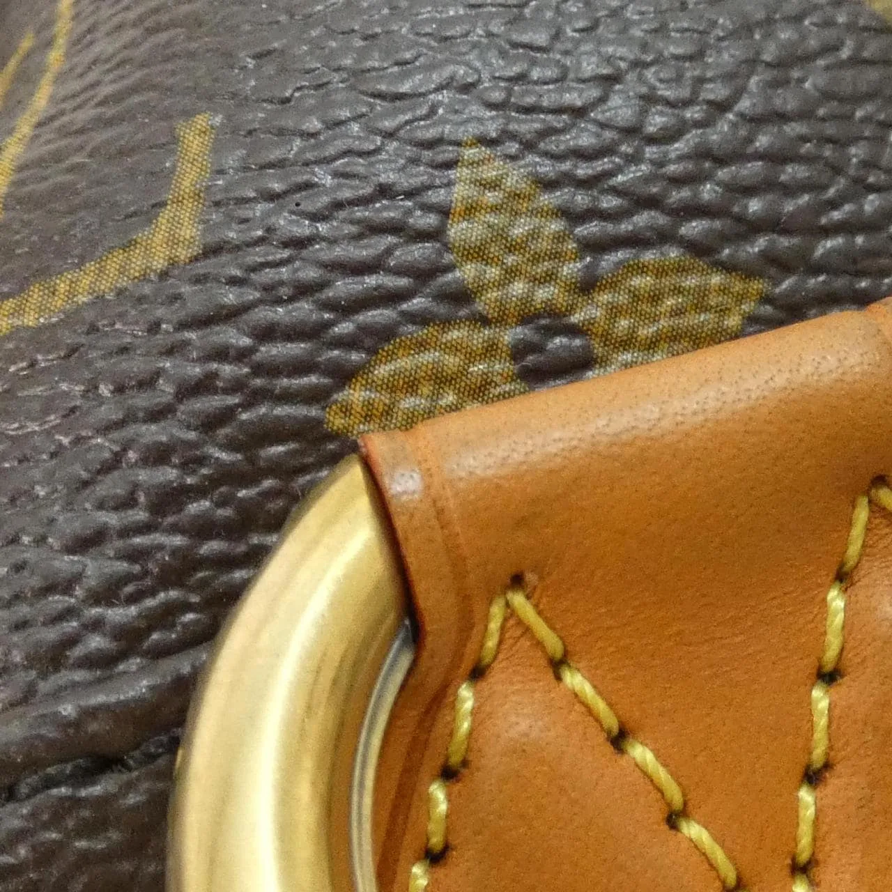 LOUIS VUITTON M40230 肩背包 Monogram 黑色 Monogram 中古品A - 縮圖 6