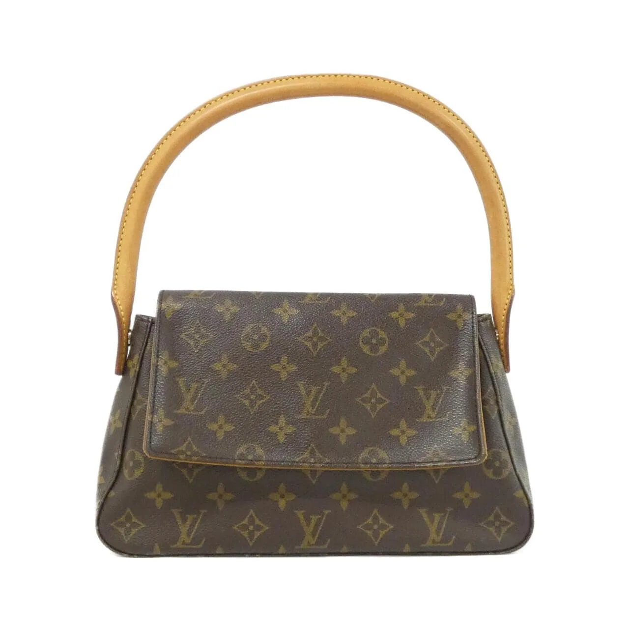 LOUIS VUITTON Looping M51147 Shoulder Monogram 黑色