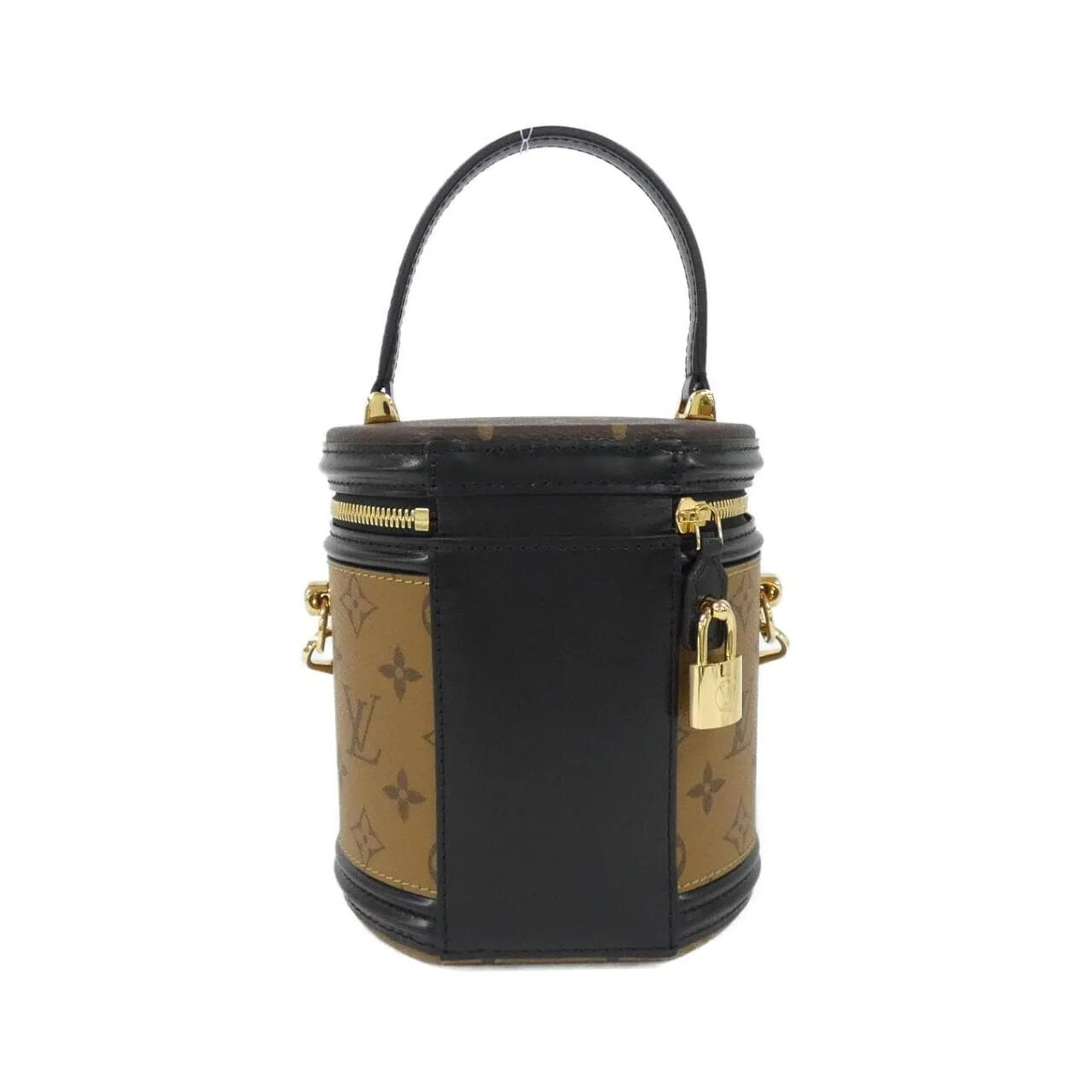 LOUIS VUITTON M43986 Handbag Monogram 黑色 Monogram 中古品A - 縮圖 2