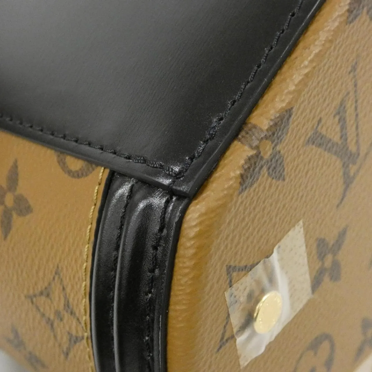 LOUIS VUITTON M43986 Handbag Monogram 黑色 Monogram 中古品A - 縮圖 3