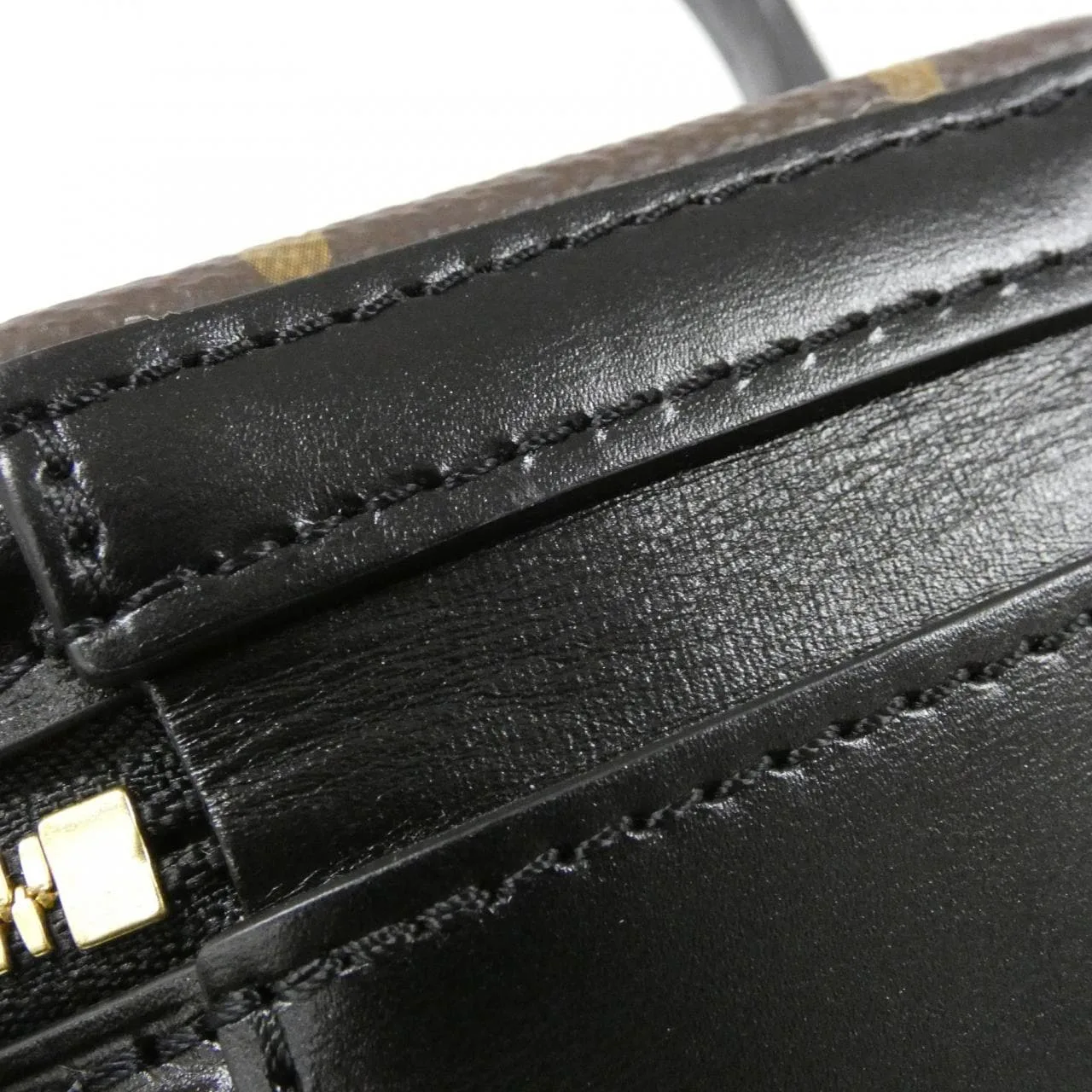 LOUIS VUITTON M43986 Handbag Monogram 黑色 Monogram 中古品A - 縮圖 5