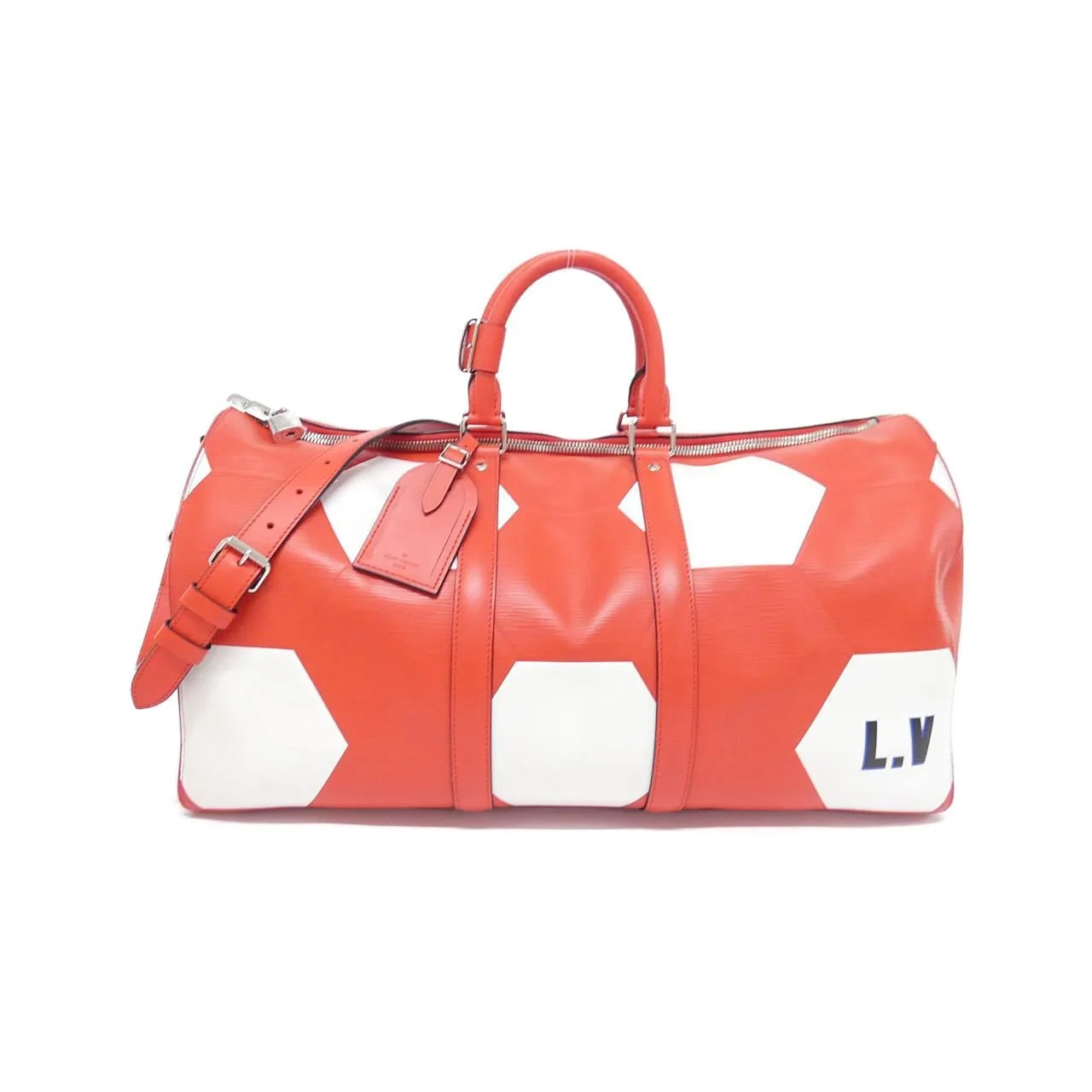 LOUIS VUITTON Keepall M52121 Boston Epi Rouge