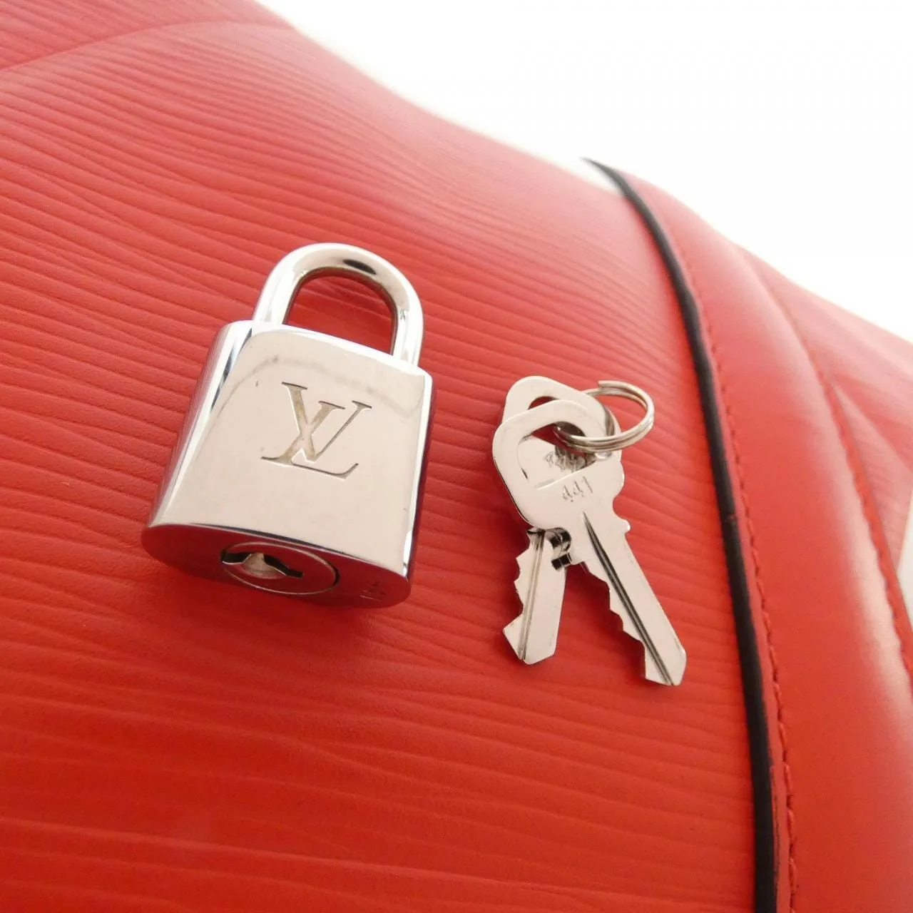 LOUIS VUITTON Keepall M52121 Boston Epi Rouge Epi 中古品A - 縮圖 7