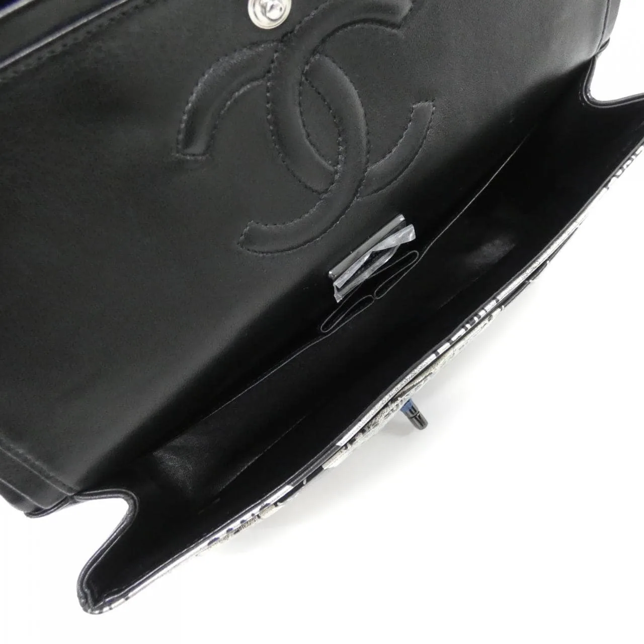 CHANEL Matelasse 1112 Shoulder Lambskin Black Lambskin Rank A - Thumbnail 5