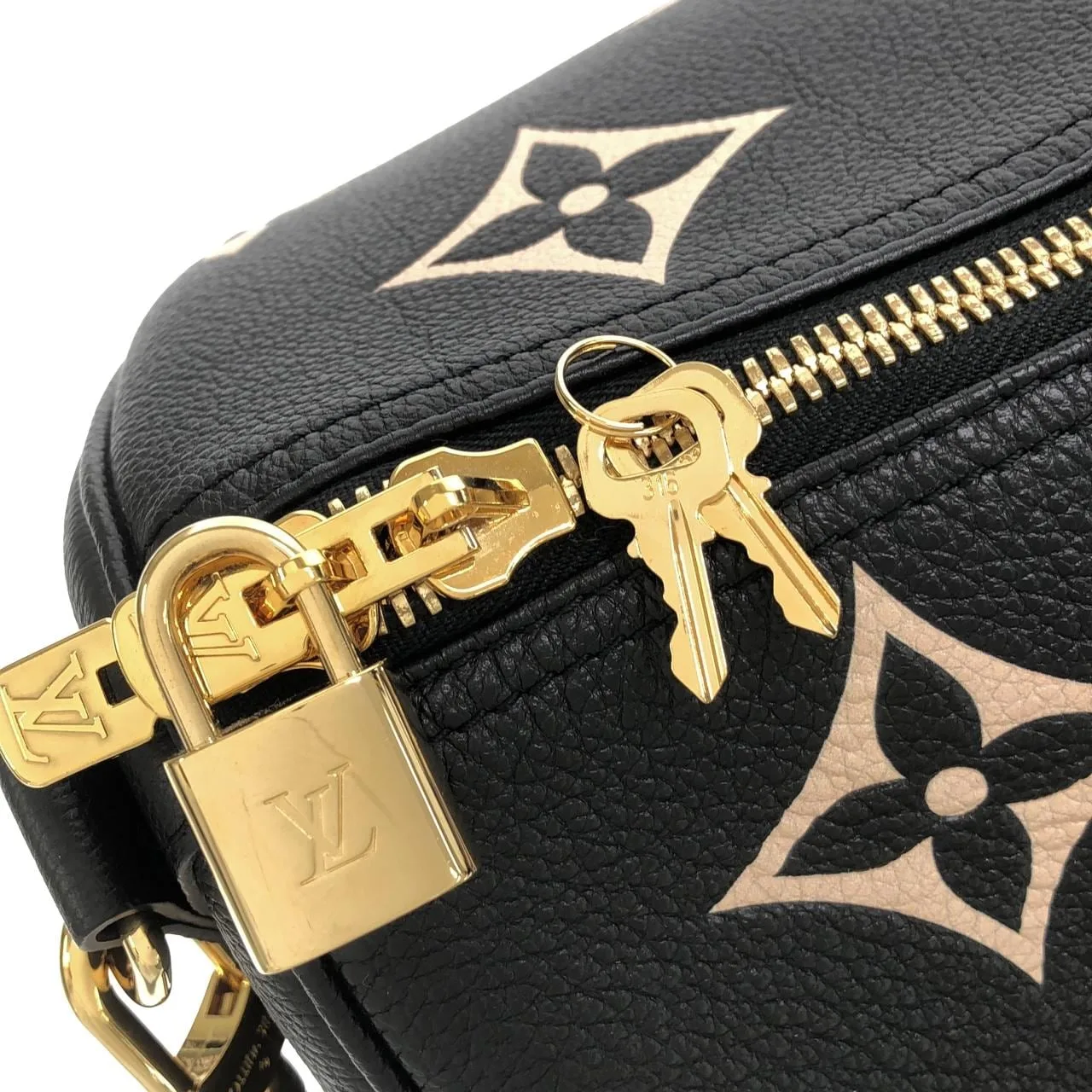 LOUIS VUITTON Keepall M46670 Boston Monogram 黑色 Monogram 中古品A - 縮圖 4
