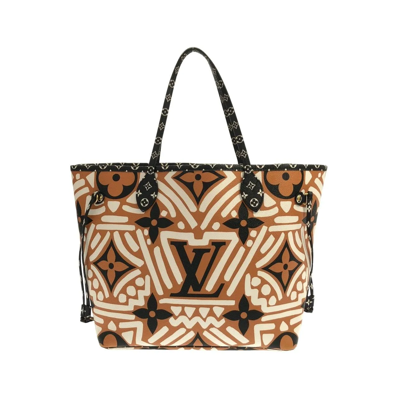 LOUIS VUITTON Neverfull M56584 Tote Canvas Black