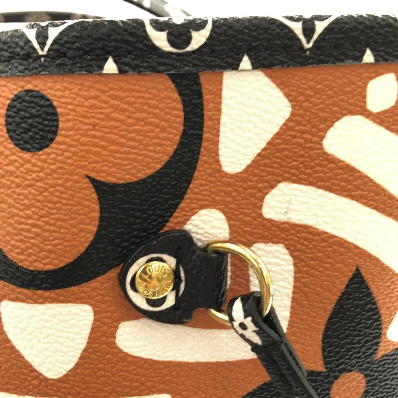 LOUIS VUITTON Neverfull M56584 Tote Canvas Black Canvas Rank A - Thumbnail 4