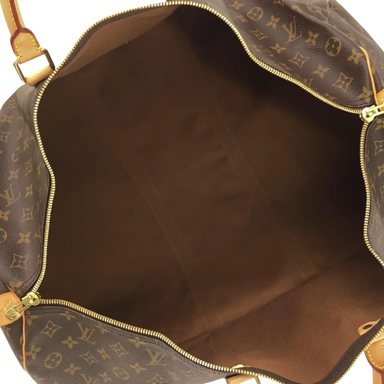 LOUIS VUITTON Keepall M41422 Boston Monogram 黑色 Monogram 中古品A - 縮圖 9