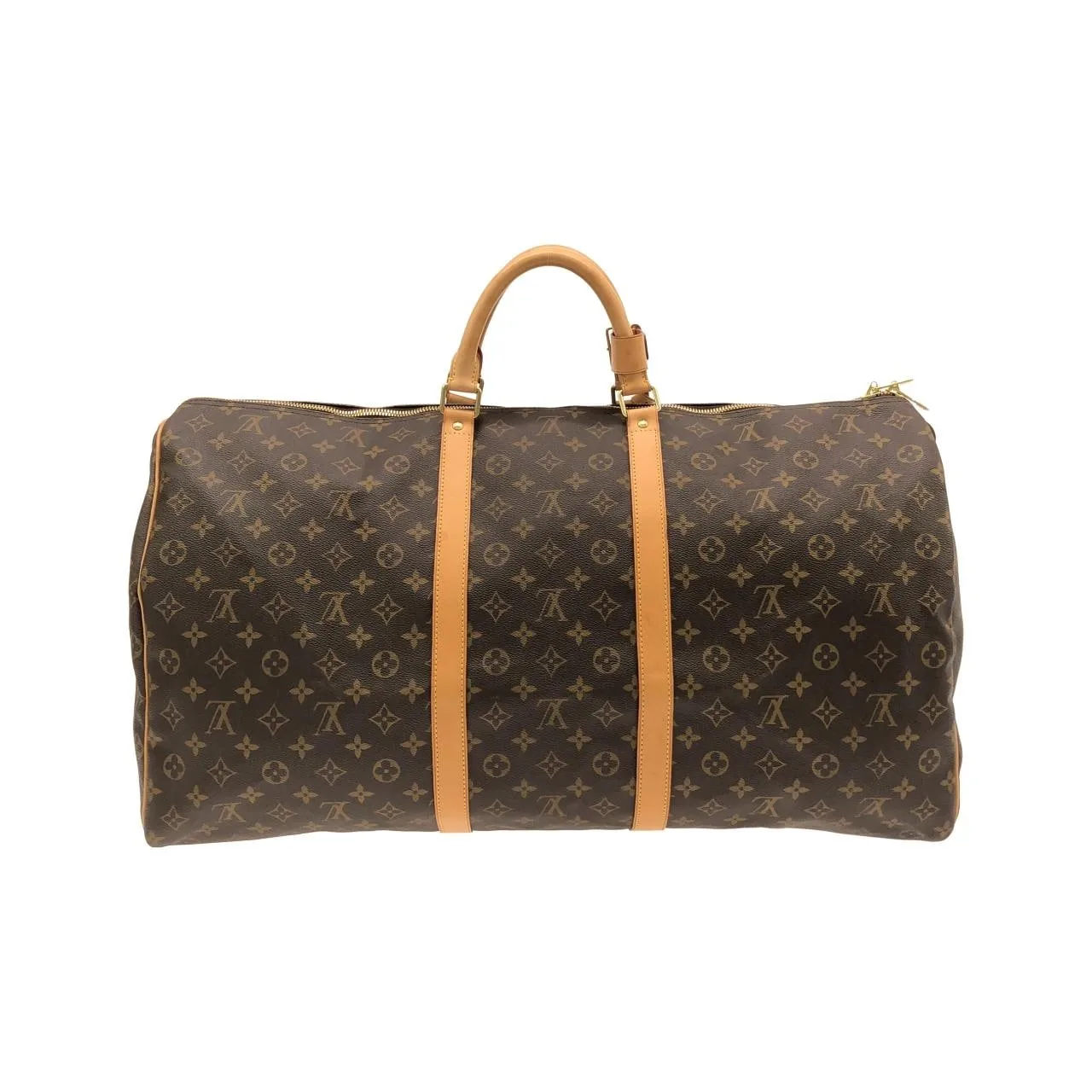 LOUIS VUITTON Keepall M41422 Boston Monogram 黑色 Monogram 中古品A - 縮圖 2