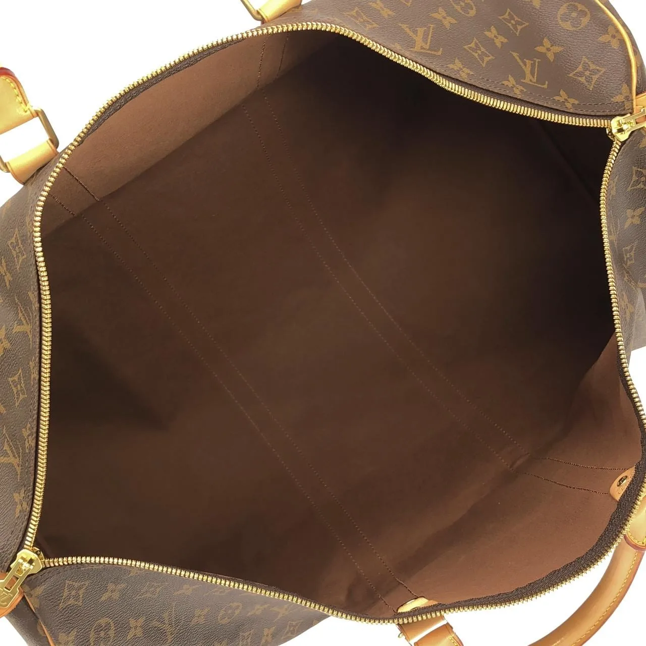 LOUIS VUITTON Keepall M41422 Boston Monogram 黑色 Monogram 中古品A - 縮圖 8