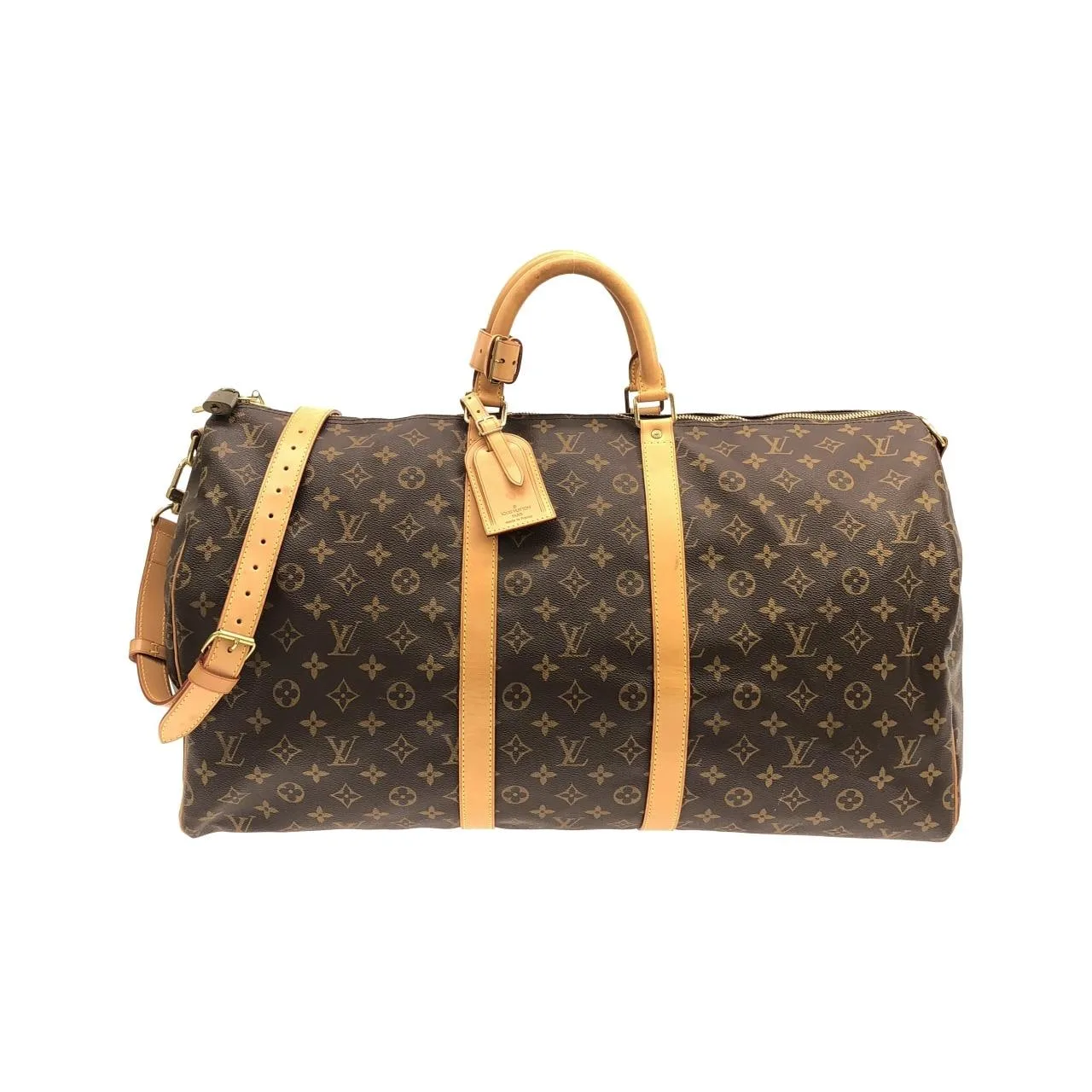 LOUIS VUITTON Keepall M41414 Boston Monogram Black