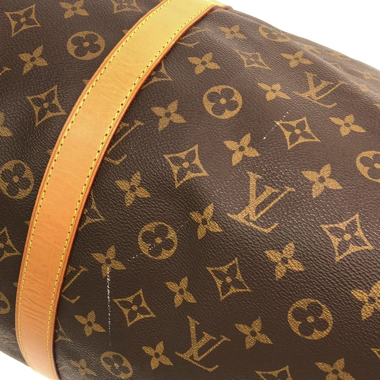 LOUIS VUITTON Keepall M41414 Boston Monogram 黑色 Monogram 中古品A - 縮圖 3