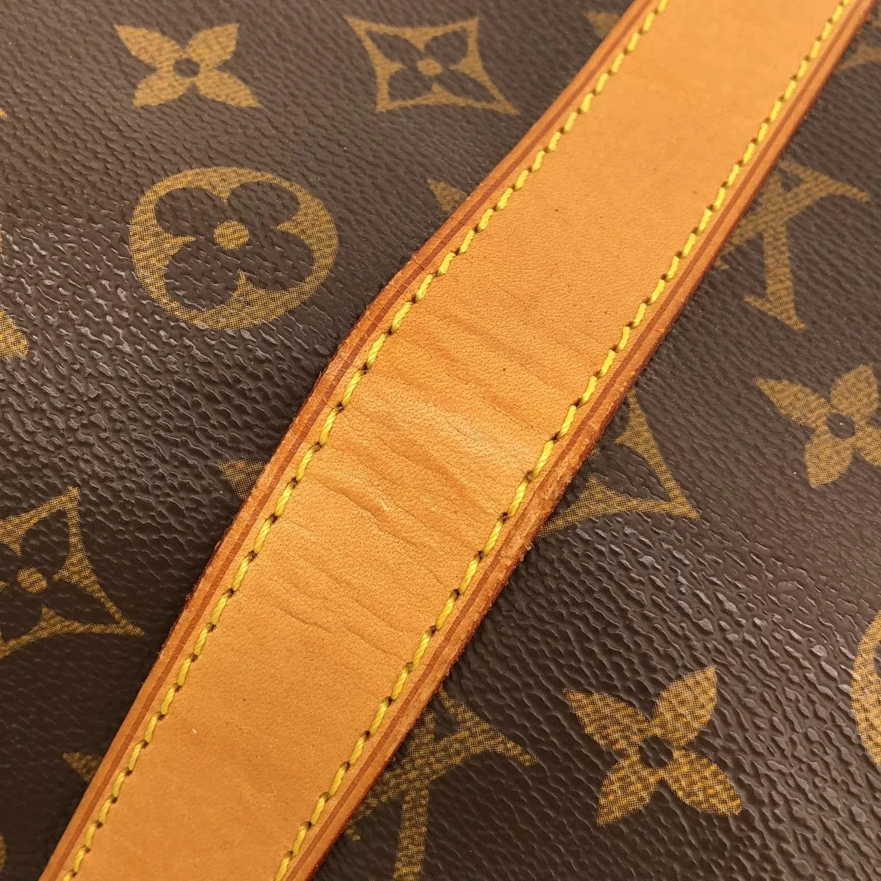 LOUIS VUITTON Keepall M41414 Boston Monogram 黑色 Monogram 中古品A - 縮圖 4