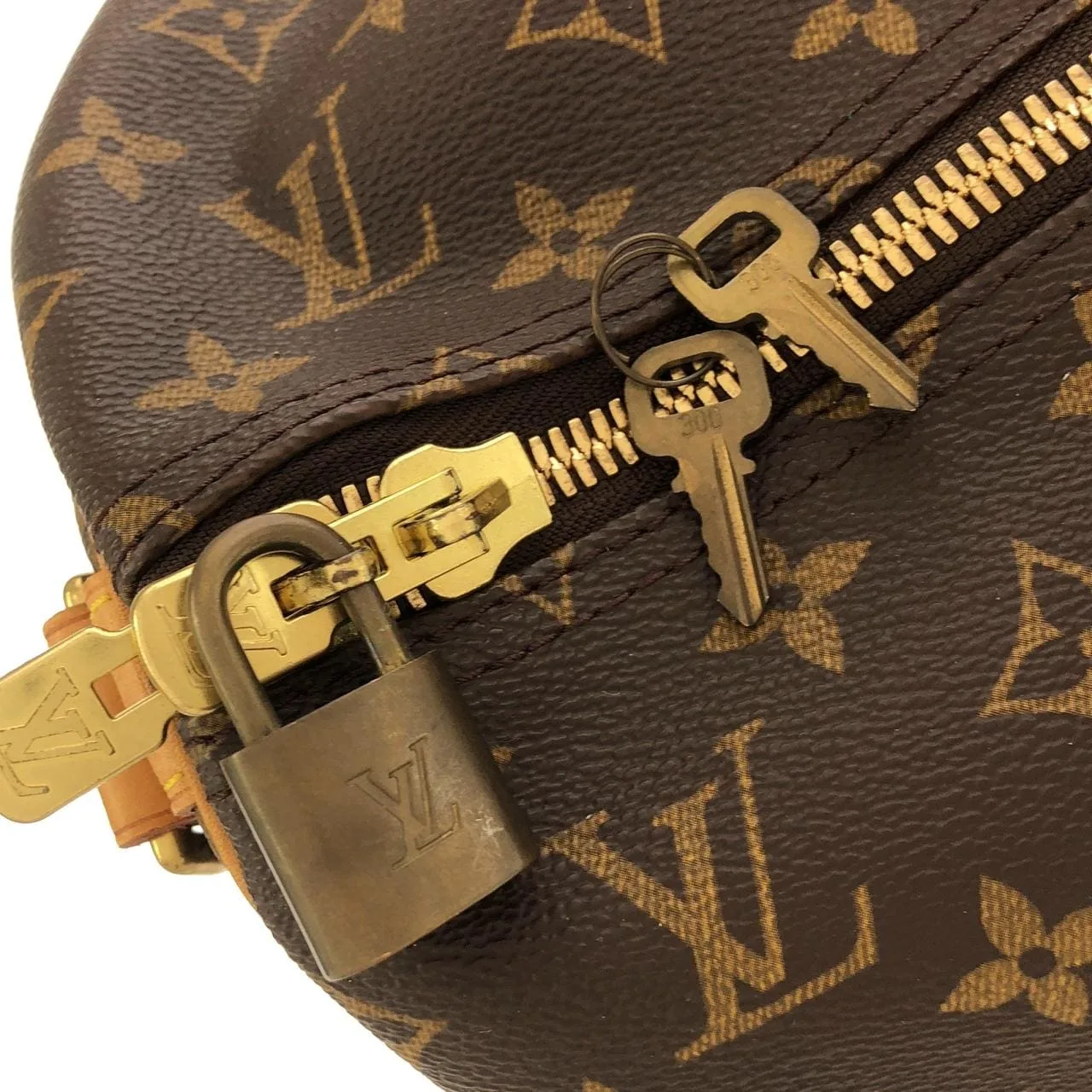 LOUIS VUITTON Keepall M41414 Boston Monogram 黑色 Monogram 中古品A - 縮圖 6
