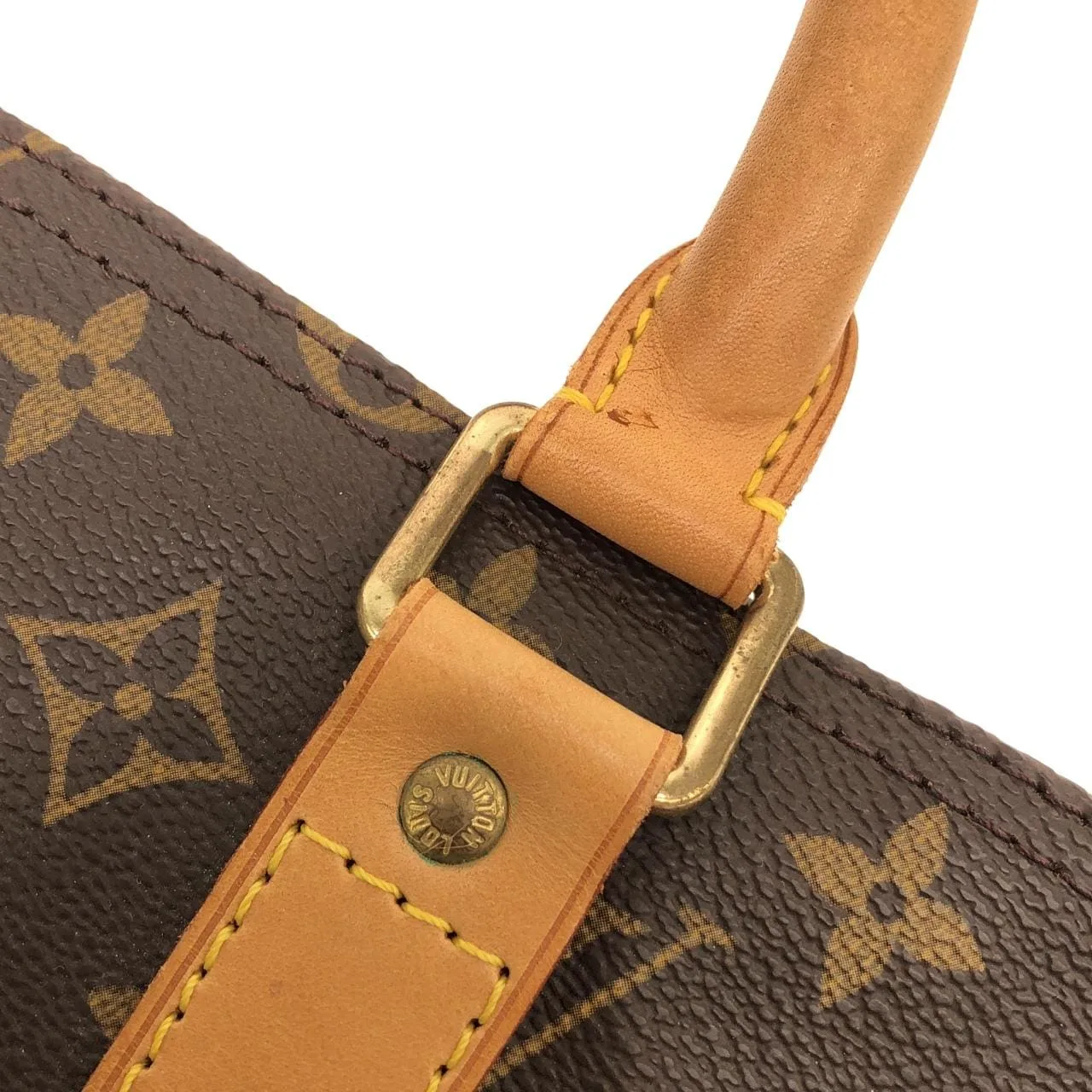 LOUIS VUITTON Keepall M41414 Boston Monogram 黑色 Monogram 中古品A - 縮圖 7