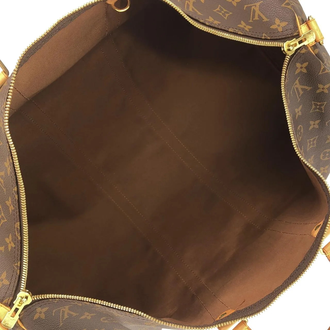 LOUIS VUITTON Keepall M41414 Boston Monogram 黑色 Monogram 中古品A - 縮圖 9