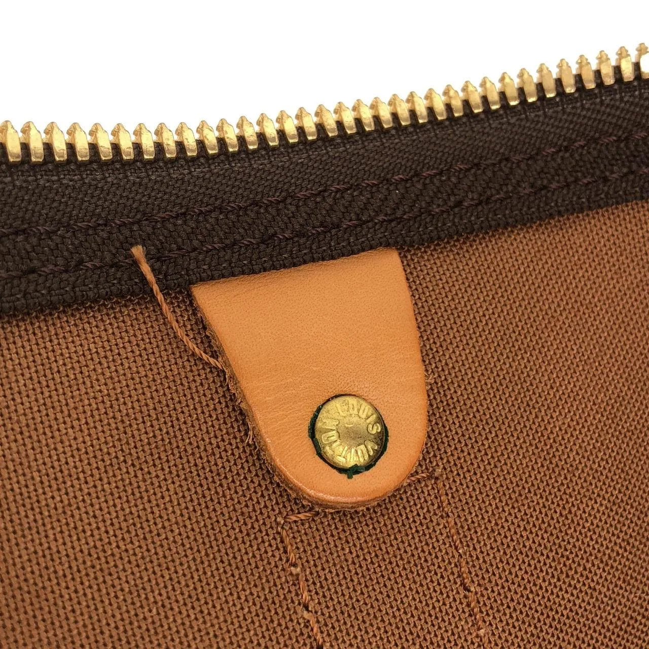 LOUIS VUITTON Keepall M41414 Boston Monogram 黑色 Monogram 中古品A - 縮圖 10