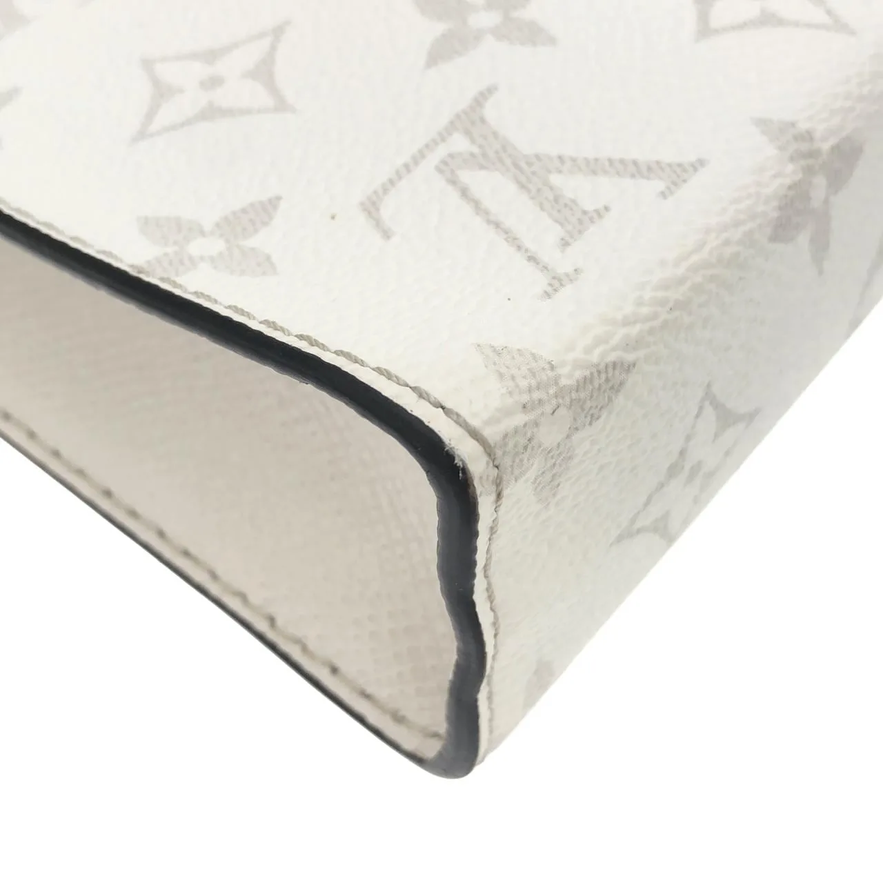 LOUIS VUITTON M30935 Shoulder Canvas 白色 帆布 中古品A - 縮圖 3