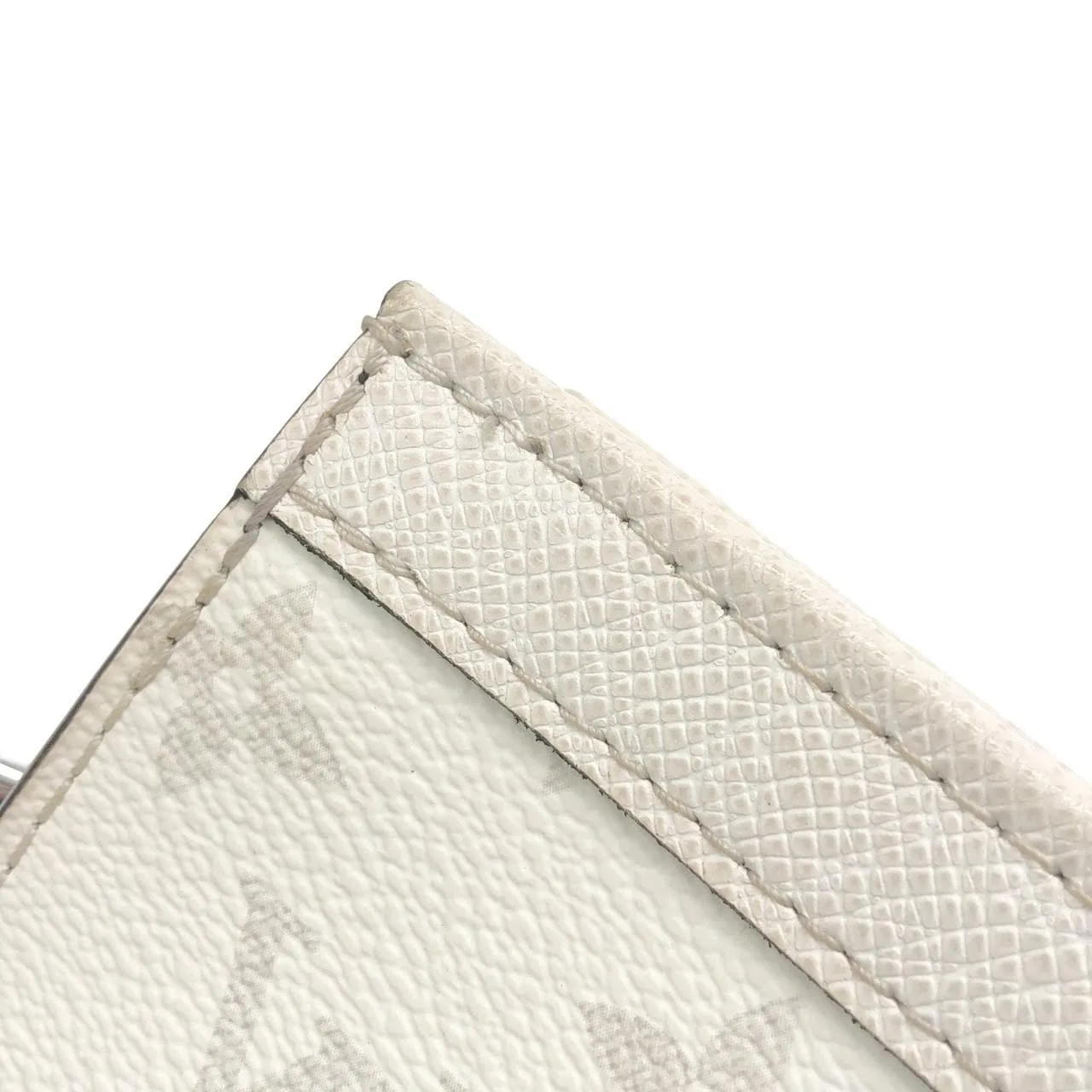 LOUIS VUITTON M30935 Shoulder Canvas 白色 帆布 中古品A - 縮圖 6