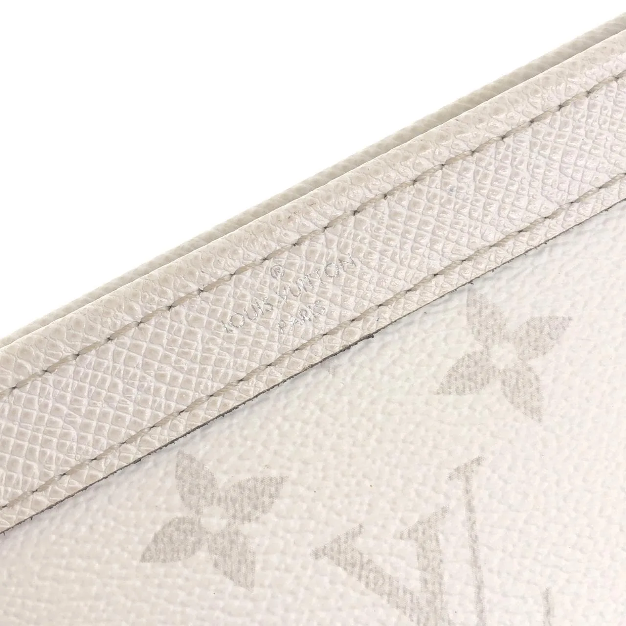 LOUIS VUITTON M30935 Shoulder Canvas 白色 帆布 中古品A - 縮圖 7