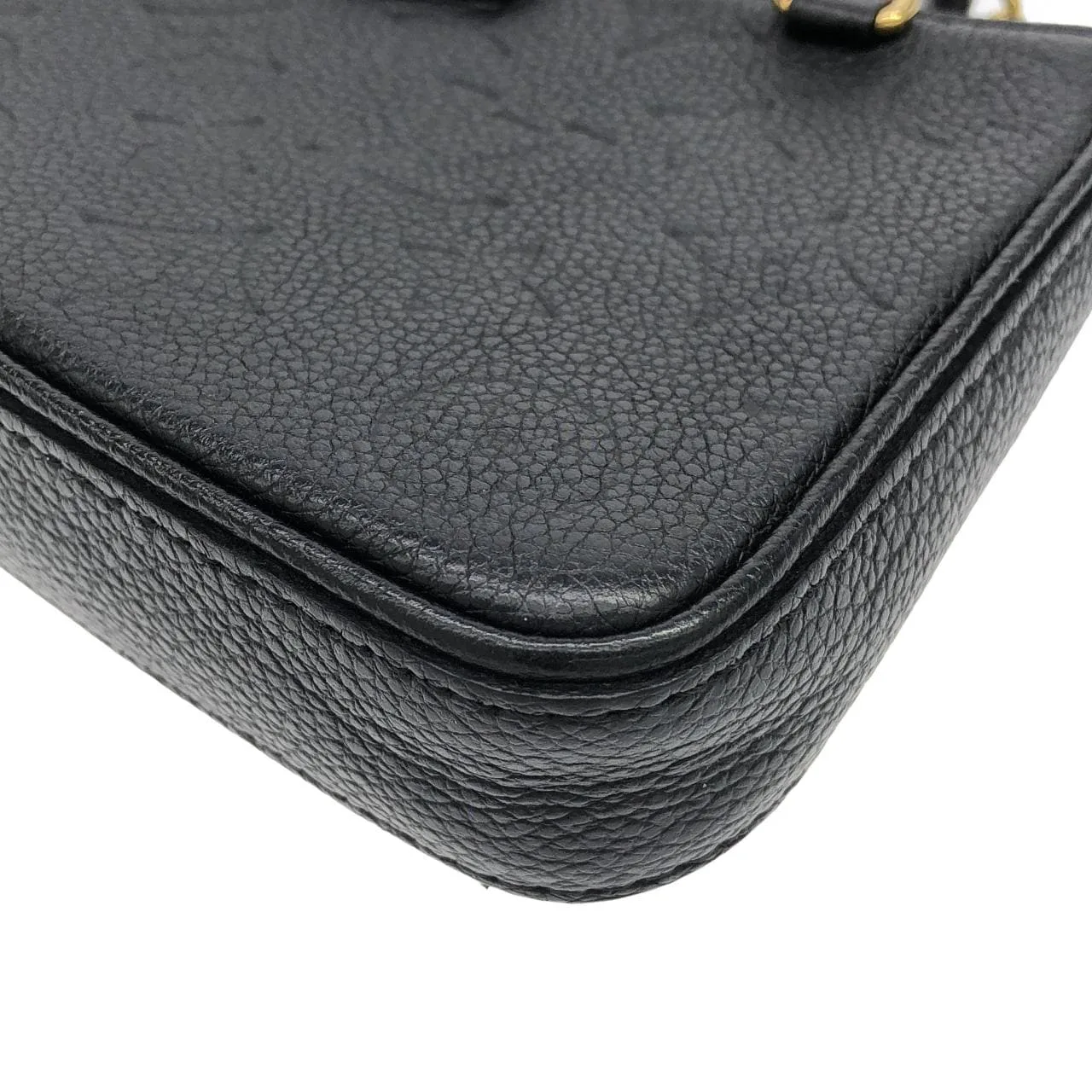 LOUIS VUITTON M80349 Pouch Monogram 黑色 Monogram 中古品A - 縮圖 3