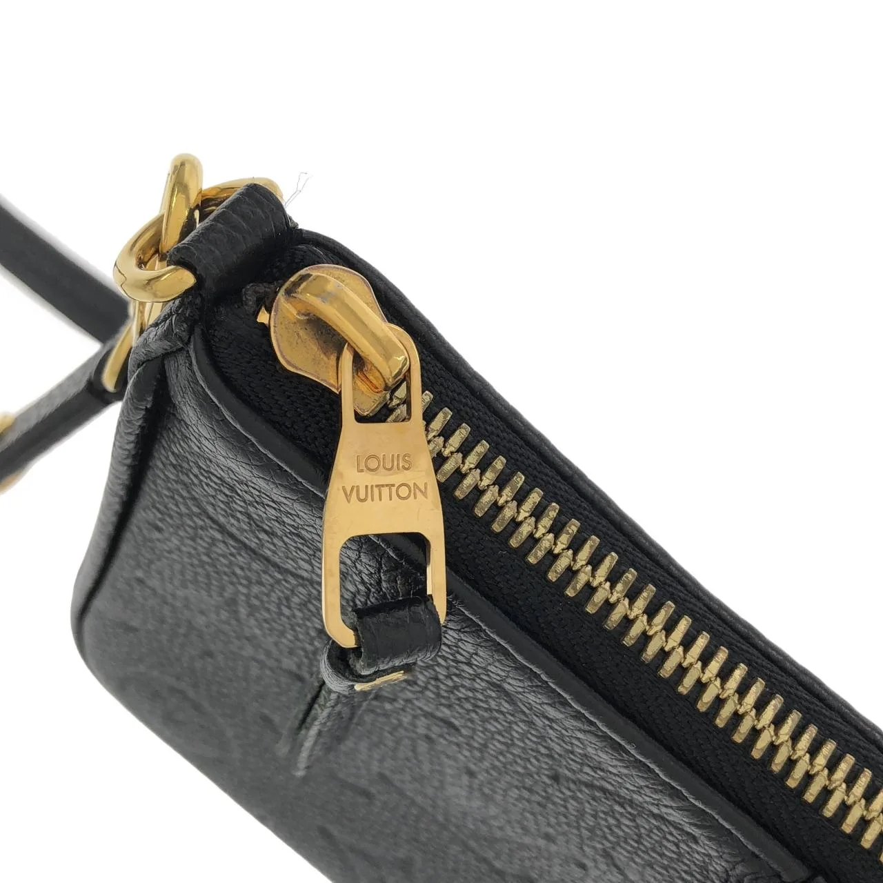 LOUIS VUITTON M80349 Pouch Monogram 黑色 Monogram 中古品A - 縮圖 6