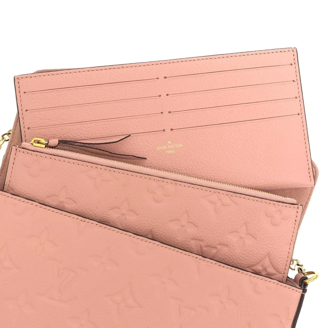 LOUIS VUITTON Pochette M82608 Shoulder Monogram 黑色 Monogram 中古品A - 縮圖 7