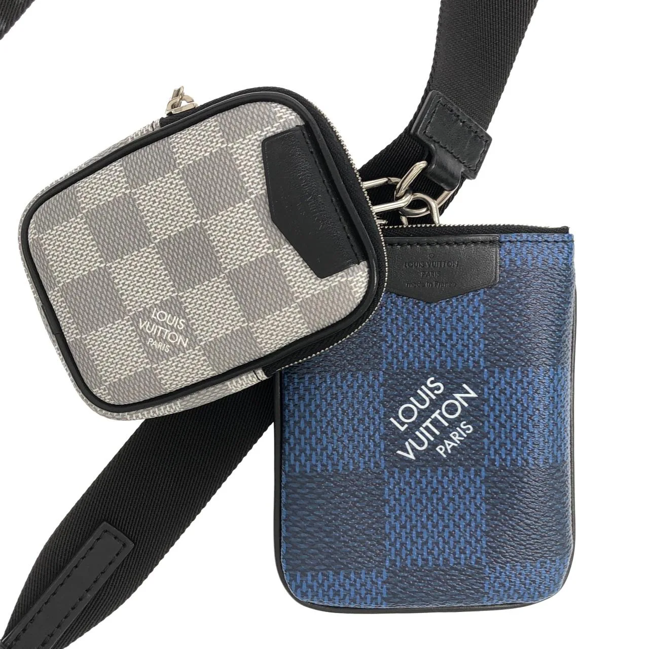 LOUIS VUITTON N60447 Shoulder Damier 黑色 Damier 中古品A - 縮圖 4
