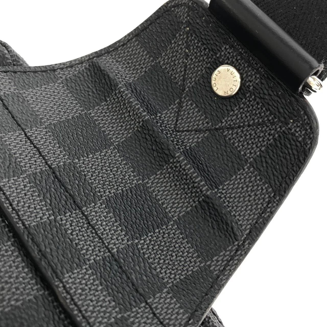 LOUIS VUITTON Avenue N41719 Shoulder Damier 黑色 Damier 中古品A - 縮圖 6