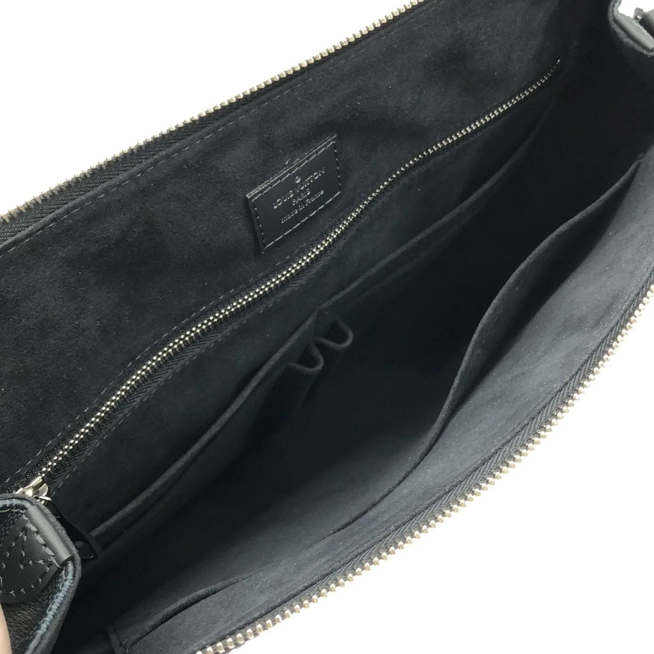 LOUIS VUITTON N41348 Shoulder Damier 黑色 Damier 中古品A - 縮圖 5