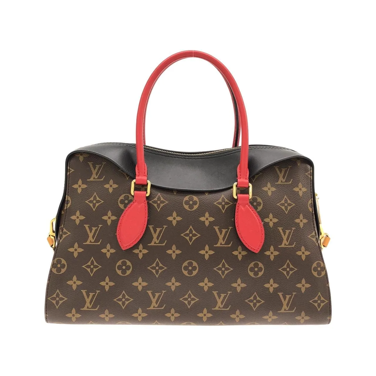 LOUIS VUITTON M41454 Tote Monogram 黑色 Monogram 中古品A - 縮圖 2