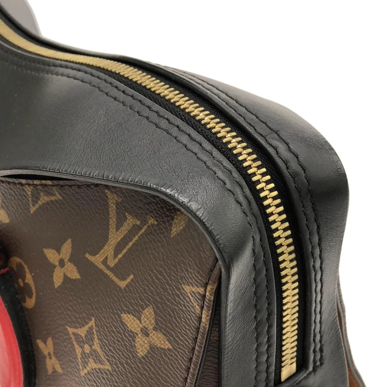 LOUIS VUITTON M41454 Tote Monogram 黑色 Monogram 中古品A - 縮圖 4