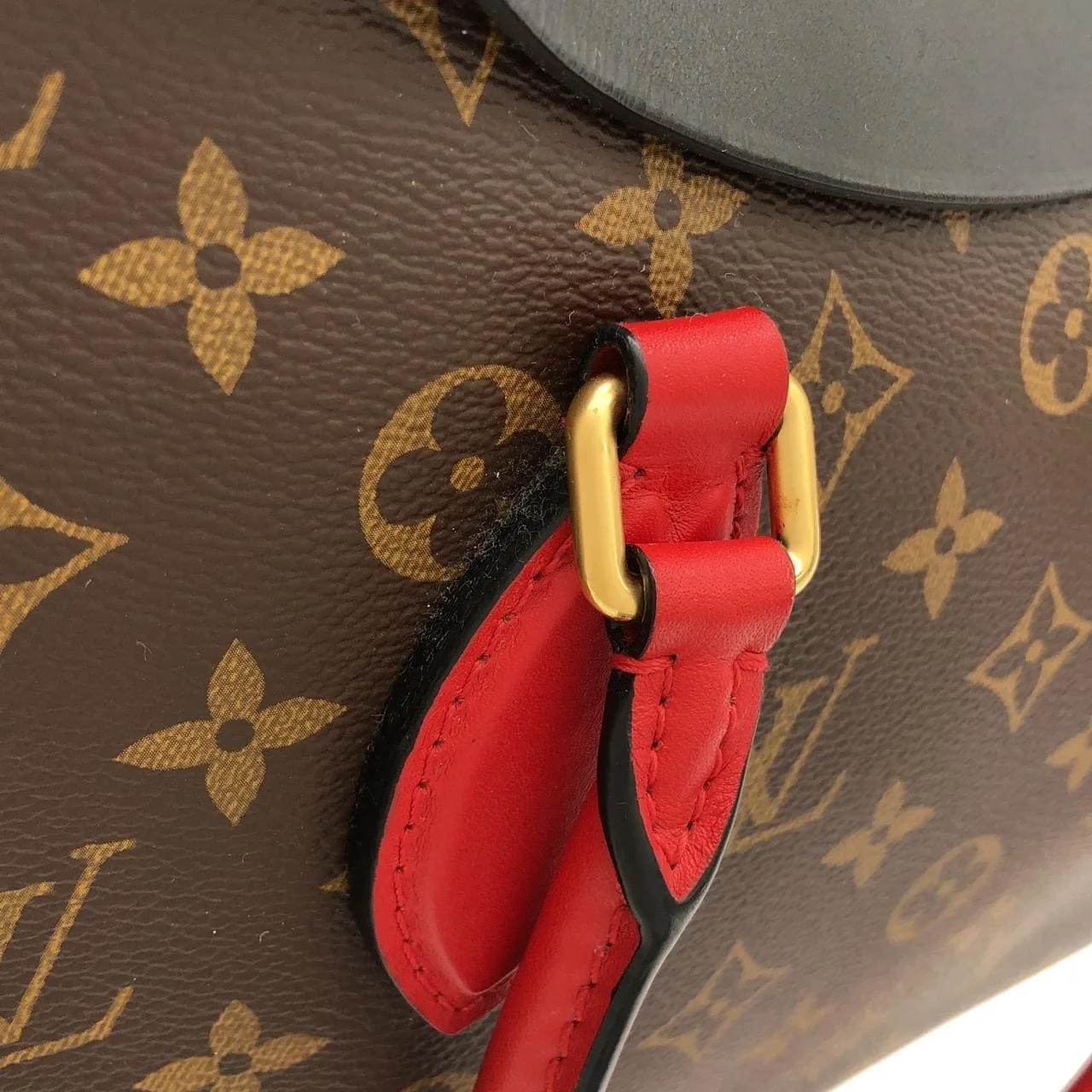 LOUIS VUITTON M41454 Tote Monogram 黑色 Monogram 中古品A - 縮圖 6