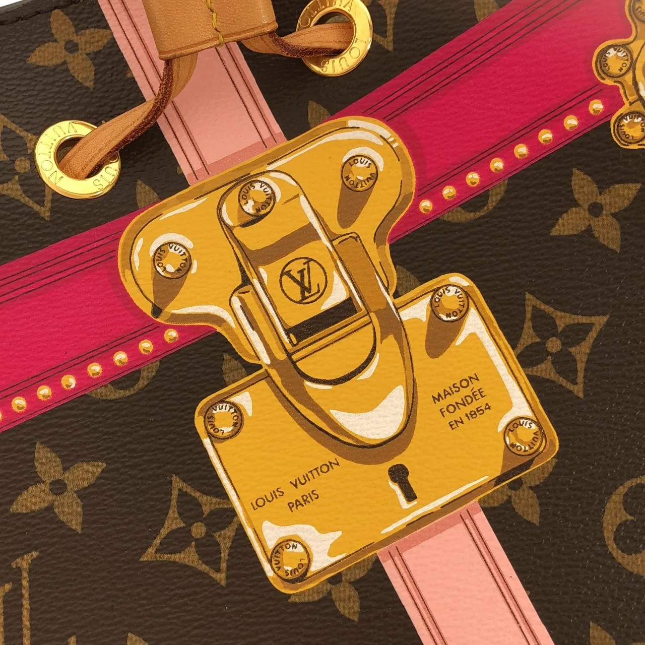 LOUIS VUITTON M40649 Shoulder Monogram 黑色 Monogram 中古品A - 縮圖 5