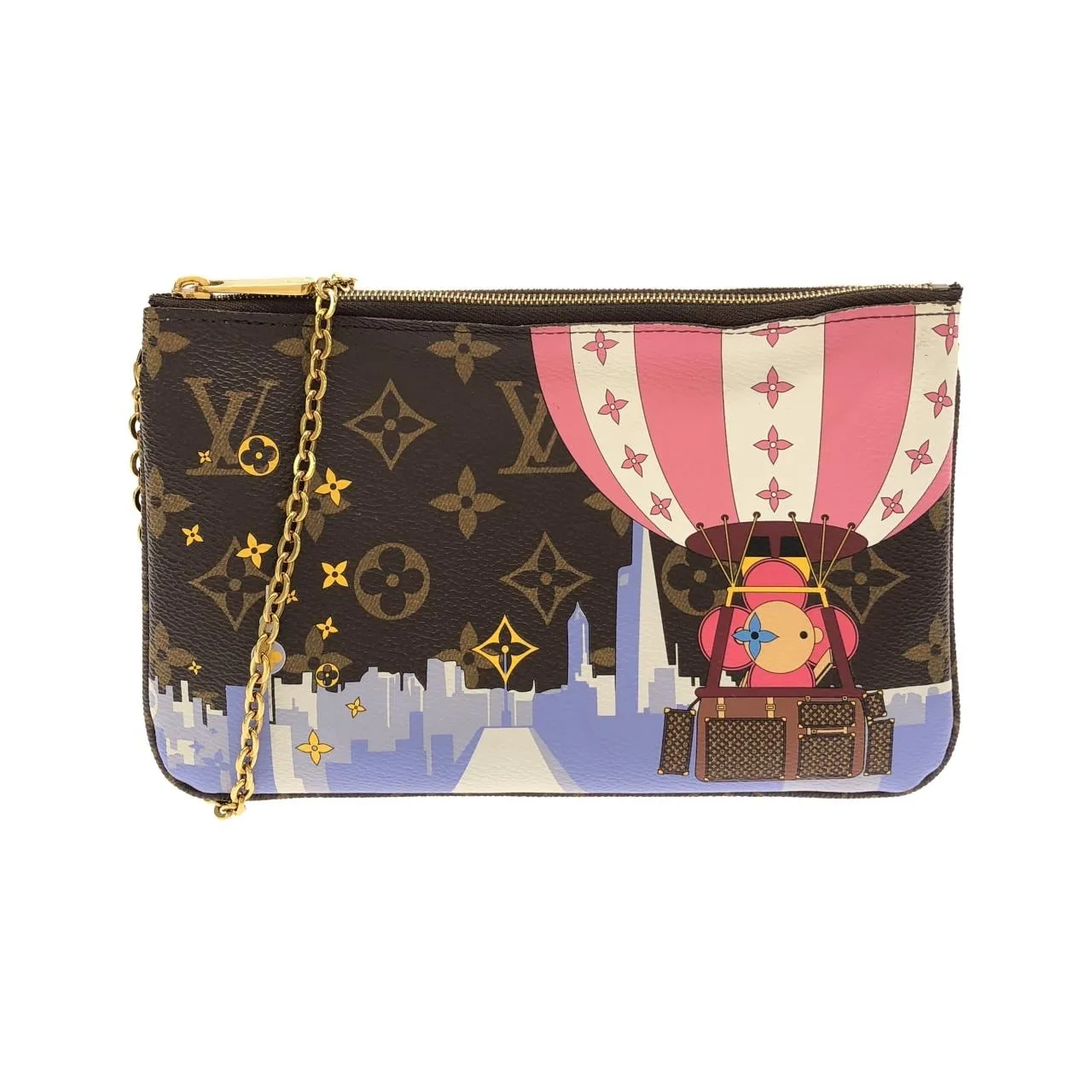 LOUIS VUITTON Pochette M68486 肩背包 Monogram Black