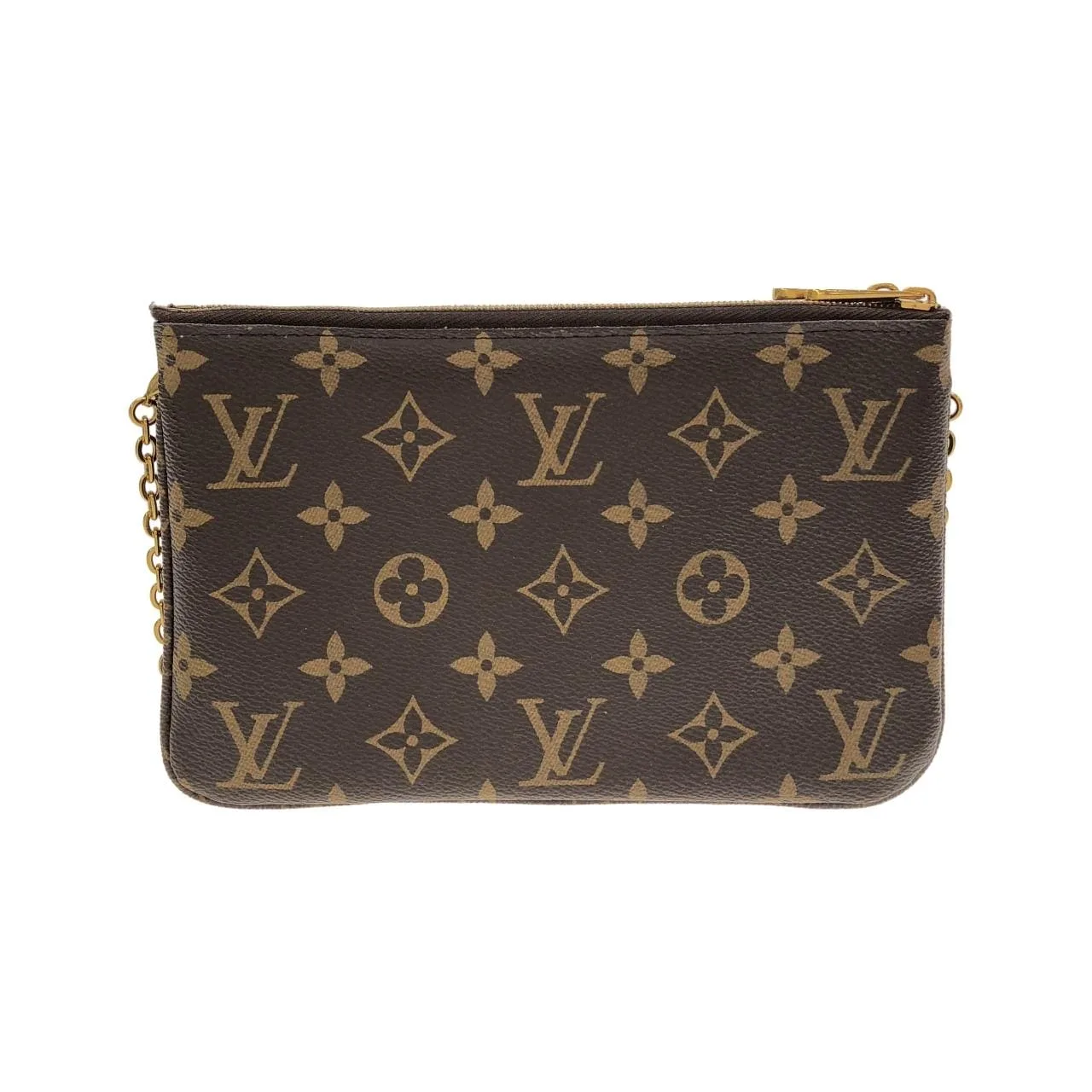 LOUIS VUITTON Pochette M68486 Shoulder Monogram 黑色 Monogram 中古品A - 縮圖 2