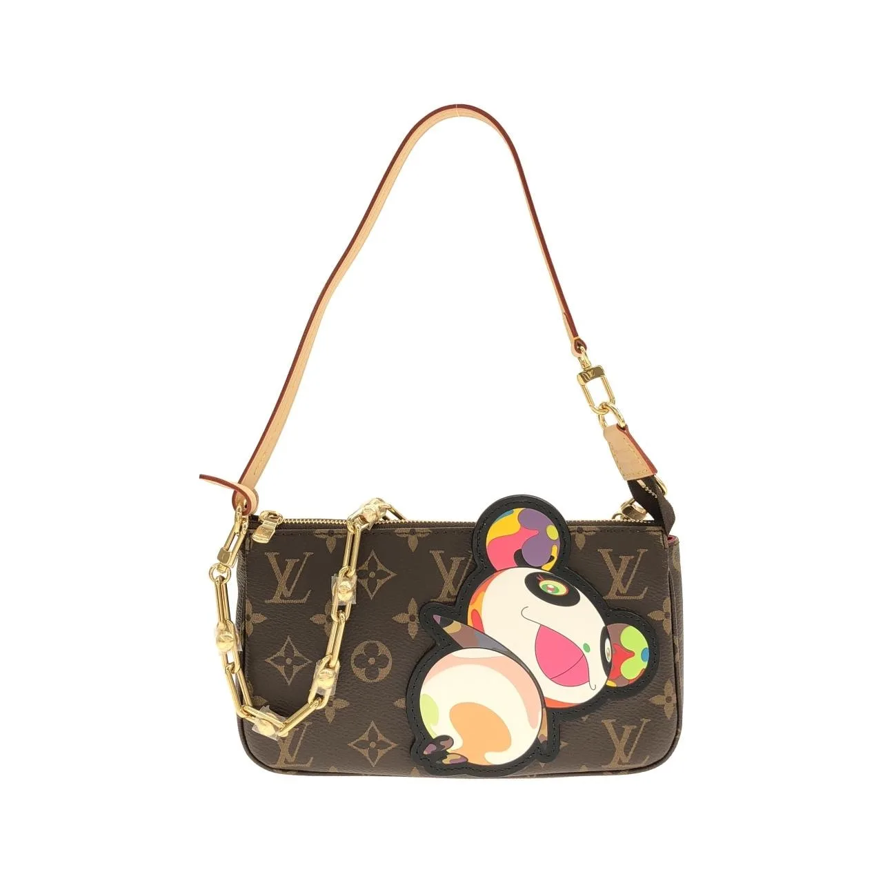 LOUIS VUITTON Pochette M13440 小斜揹包 Monogram Black