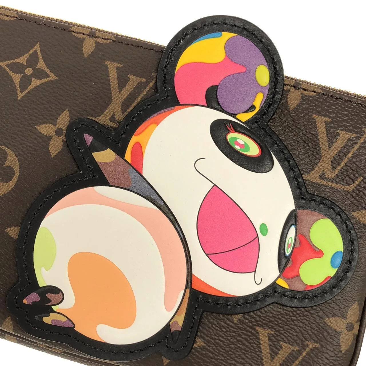 LOUIS VUITTON Pochette M13440 Pochette Monogram 黑色 Monogram 中古品A - 縮圖 4