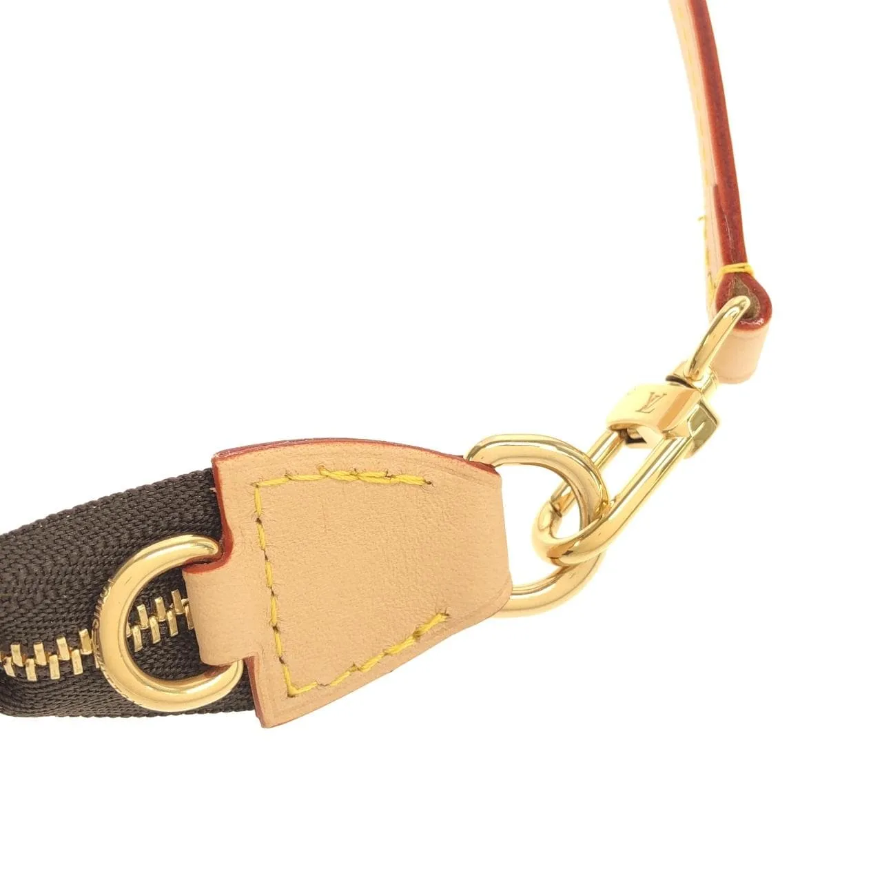 LOUIS VUITTON Pochette M13440 Pochette Monogram 黑色 Monogram 中古品A - 縮圖 5