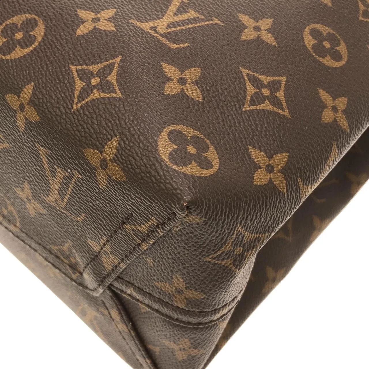 LOUIS VUITTON M46817 Handbag Monogram 黑色 Monogram 中古品A - 縮圖 3