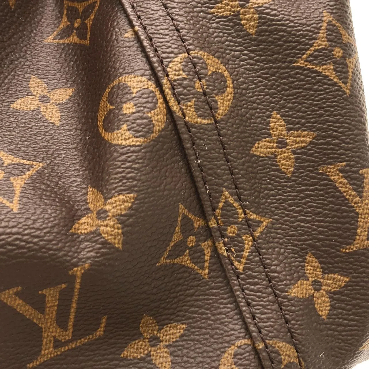 LOUIS VUITTON M46817 Handbag Monogram 黑色 Monogram 中古品A - 縮圖 4