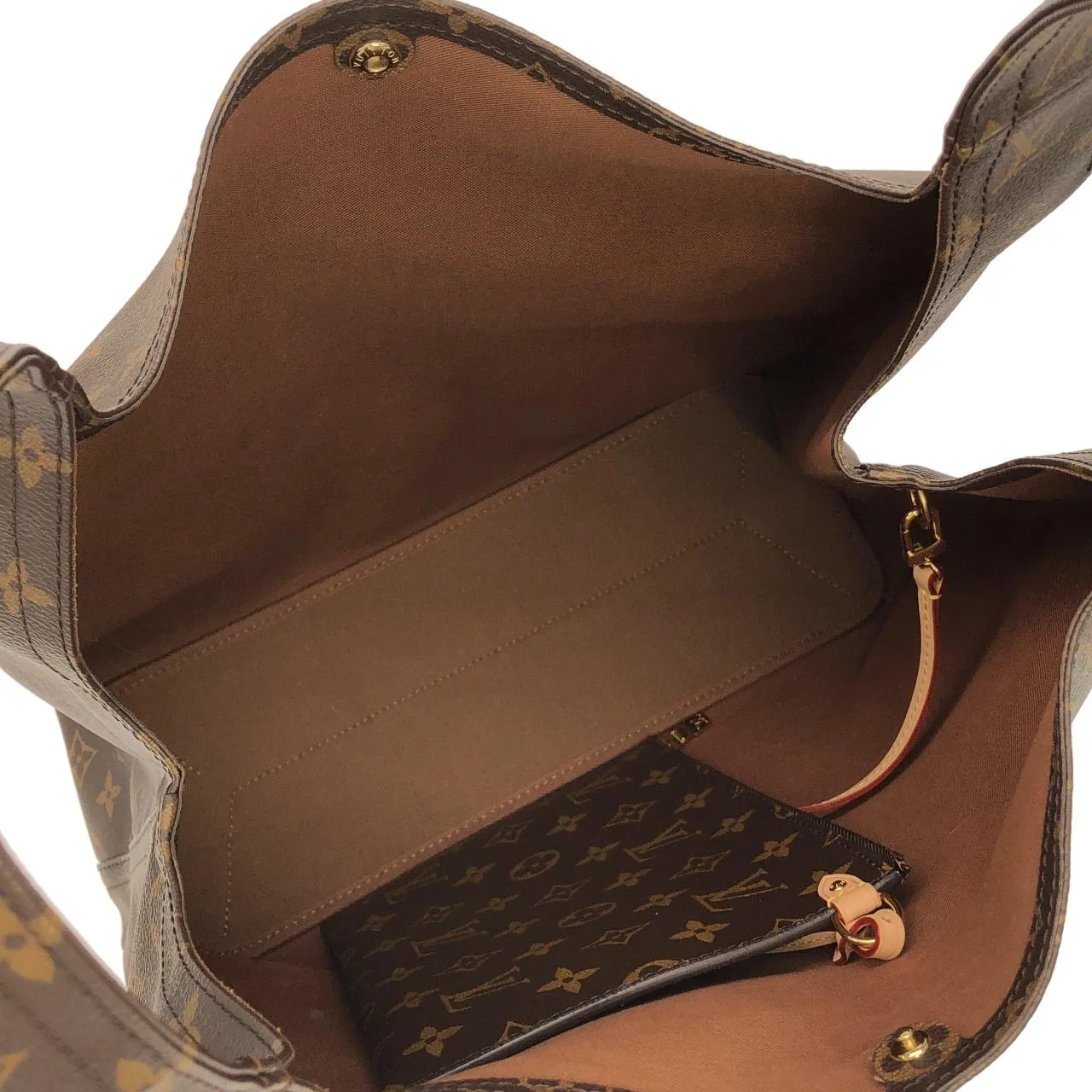 LOUIS VUITTON M46817 Handbag Monogram 黑色 Monogram 中古品A - 縮圖 8