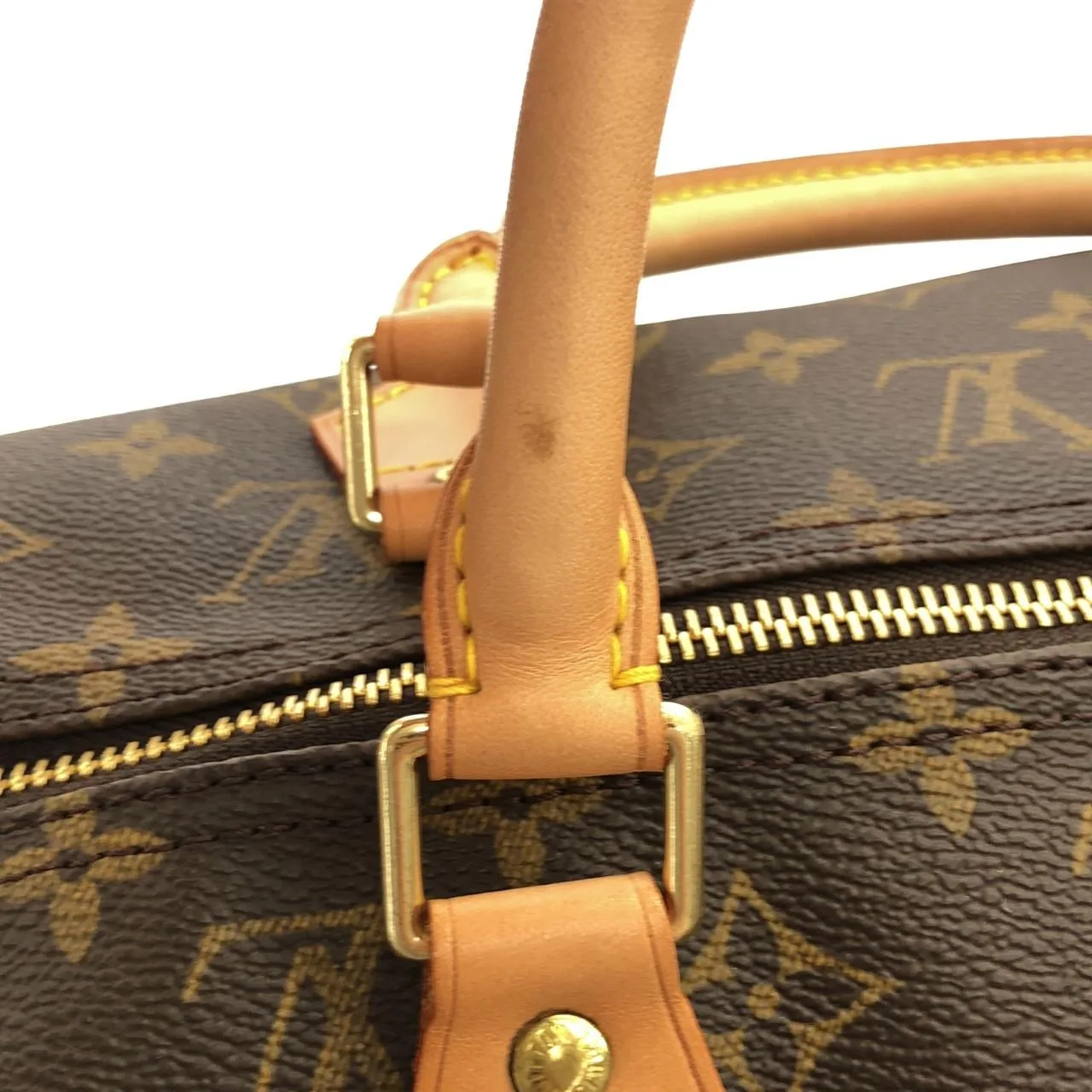 LOUIS VUITTON Speedy M41522 Boston Monogram 黑色 Monogram 中古品A - 縮圖 5