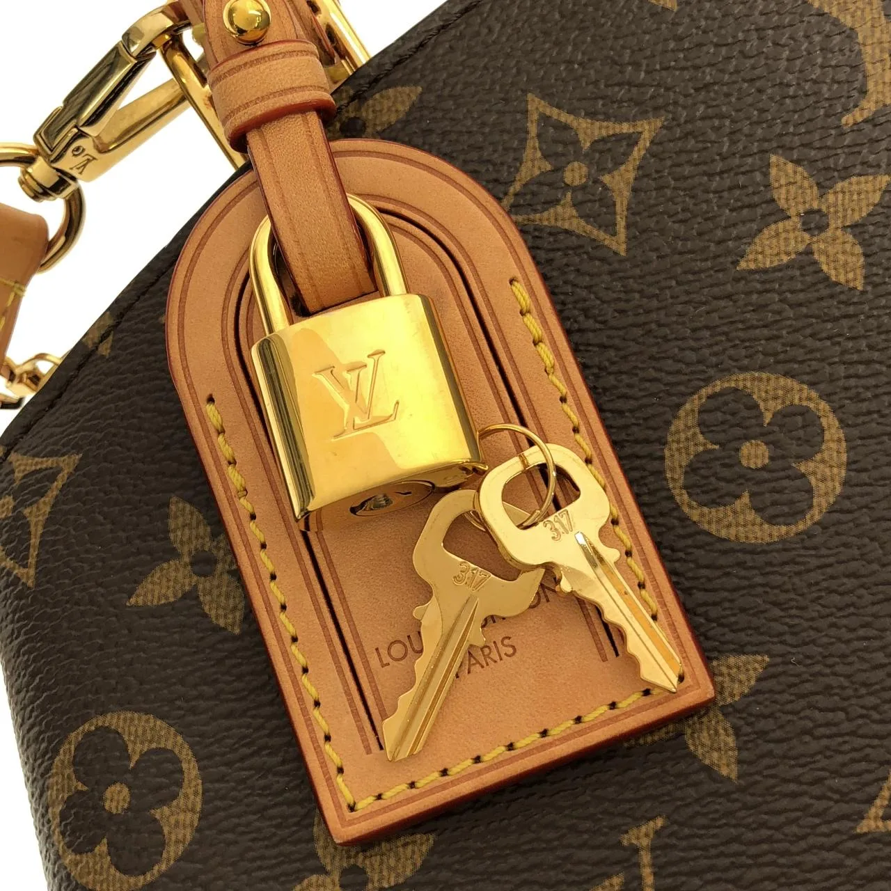 LOUIS VUITTON M45900 手提包 Monogram 黑色 Monogram 中古品A - 縮圖 5