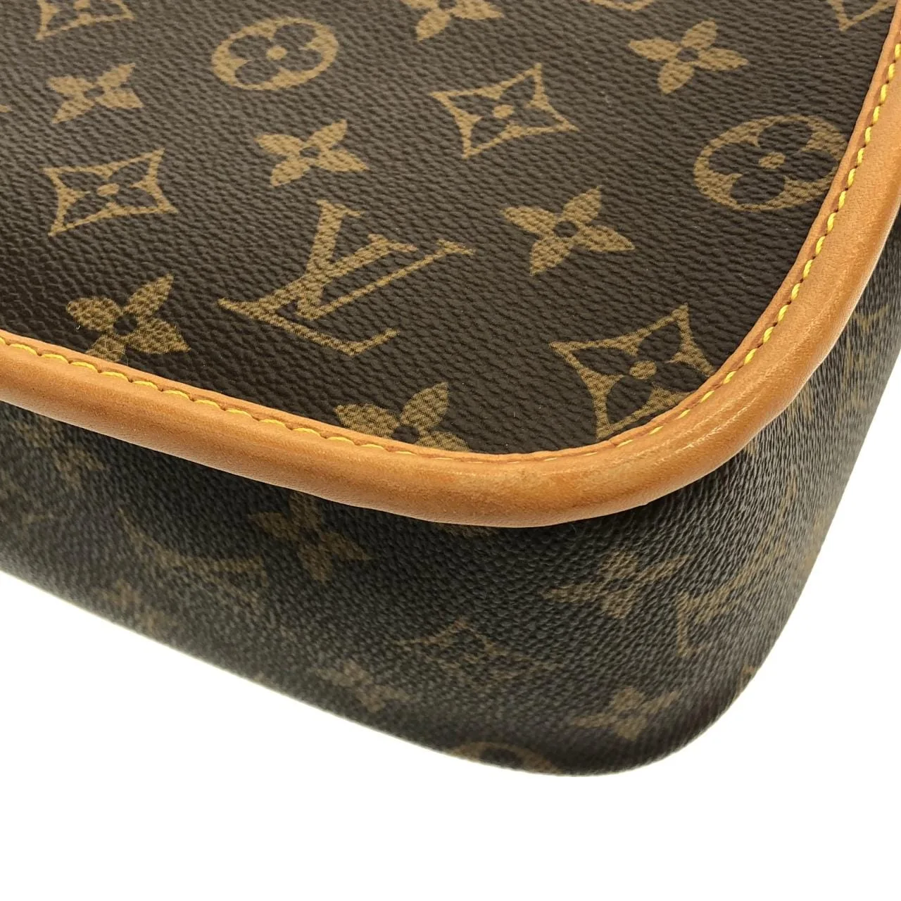 LOUIS VUITTON M42250 肩背包 Monogram 黑色 Monogram 中古品A - 縮圖 3