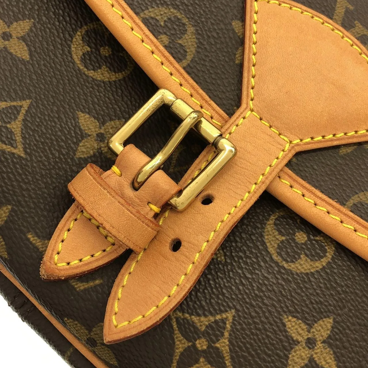 LOUIS VUITTON M42250 肩背包 Monogram 黑色 Monogram 中古品A - 縮圖 4