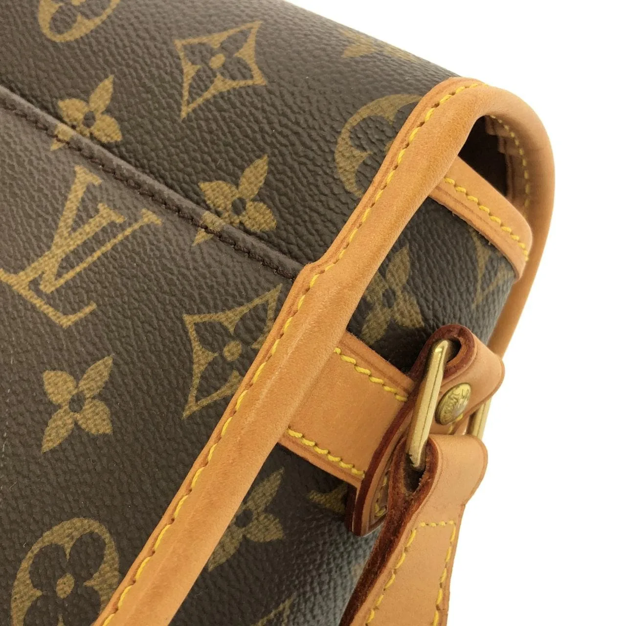 LOUIS VUITTON M42250 肩背包 Monogram 黑色 Monogram 中古品A - 縮圖 5