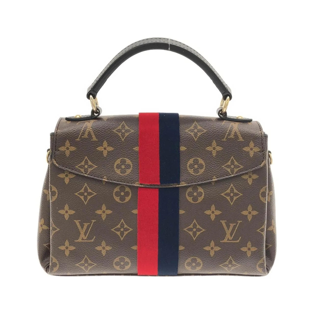 LOUIS VUITTON M43778 手提包 Monogram 黑色 Monogram 中古品A - 縮圖 2