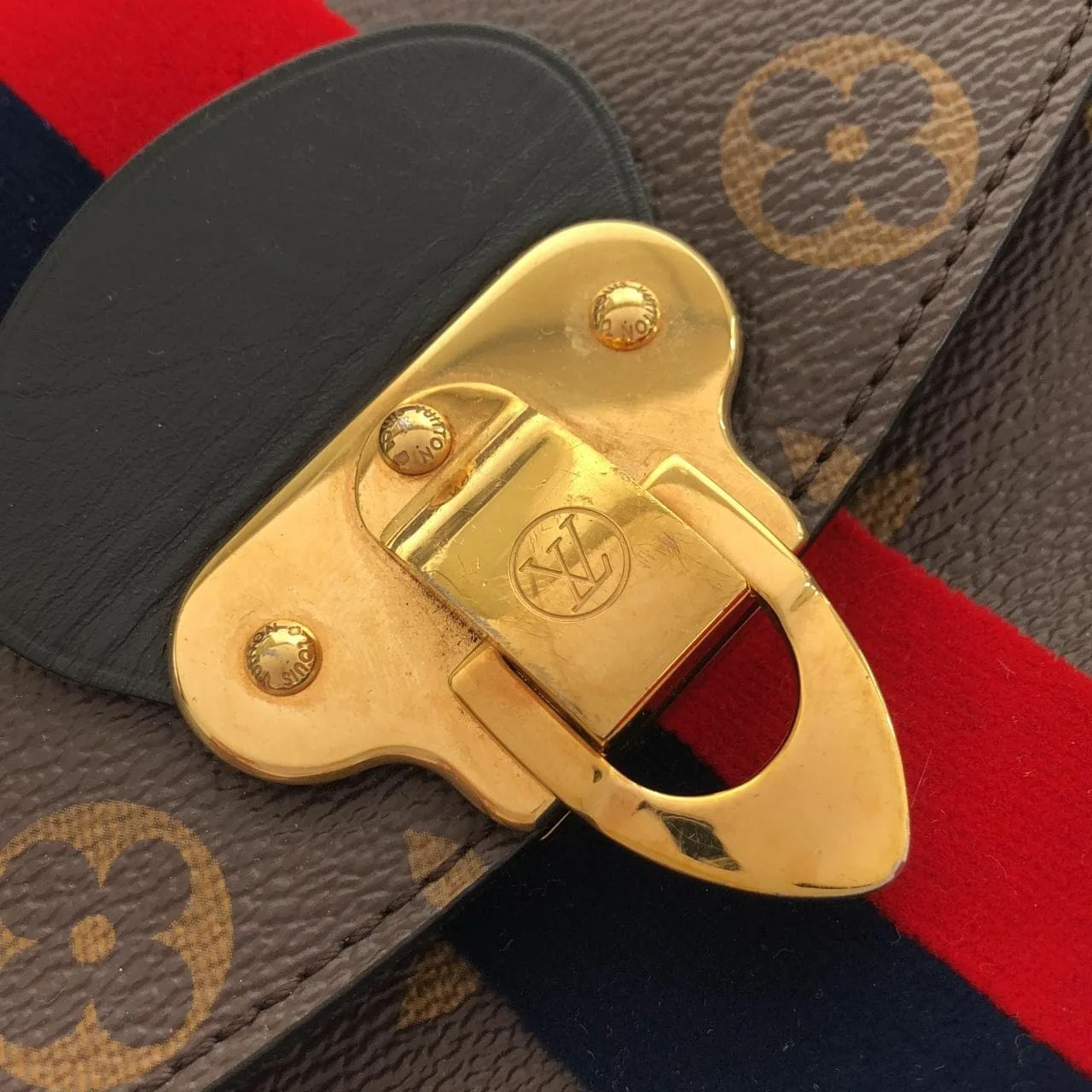 LOUIS VUITTON M43778 手提包 Monogram 黑色 Monogram 中古品A - 縮圖 4